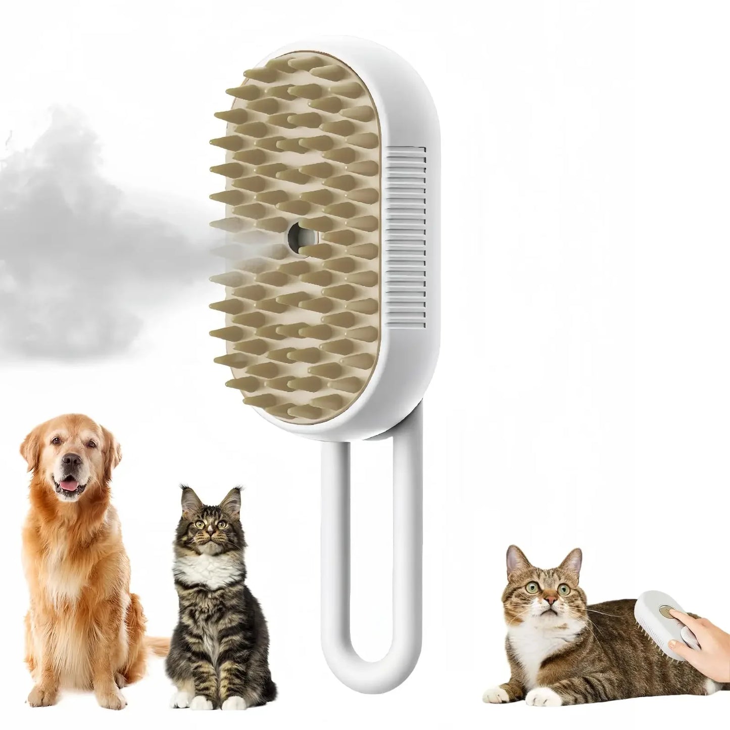 Brosse à Vapeur 3 en 1 Pour Animaux de compagnie